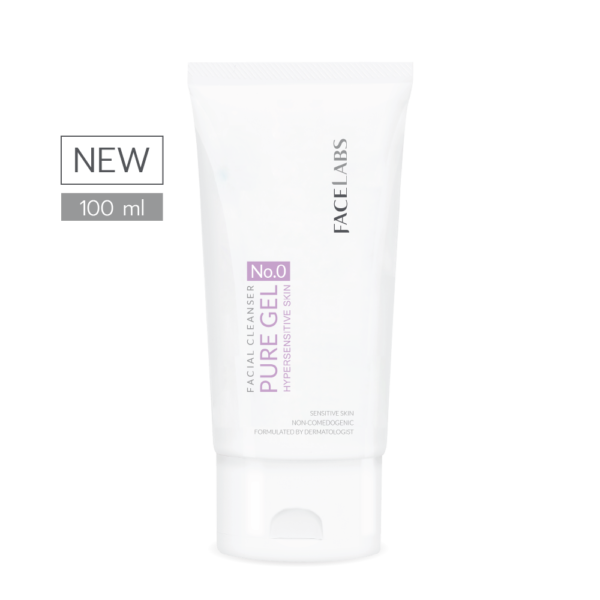 FACELABS FACIAL CLEANSER PURE GEL No. 0 เฟซแลบส์ เวชสำอาง เจลล้างหน้าสำหรับผิวบอบบาง ผิวแพ้ง่ายเป็นพิเศษ 100 ml. (เจลล้างหน้า,โฟมล้างหน้า)