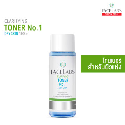 FACELABS CLARIFYING TONER No.1 เฟซแลบส์ เวชสำอาง โทนเนอร์สำหรับผิวแห้ง ผิวแพ้ง่าย 100 ml. (Toner,โทนเนอร์)