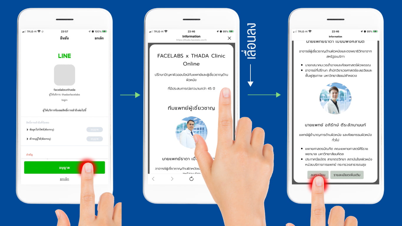 FACELABS X THADA CLINIC ONLINE