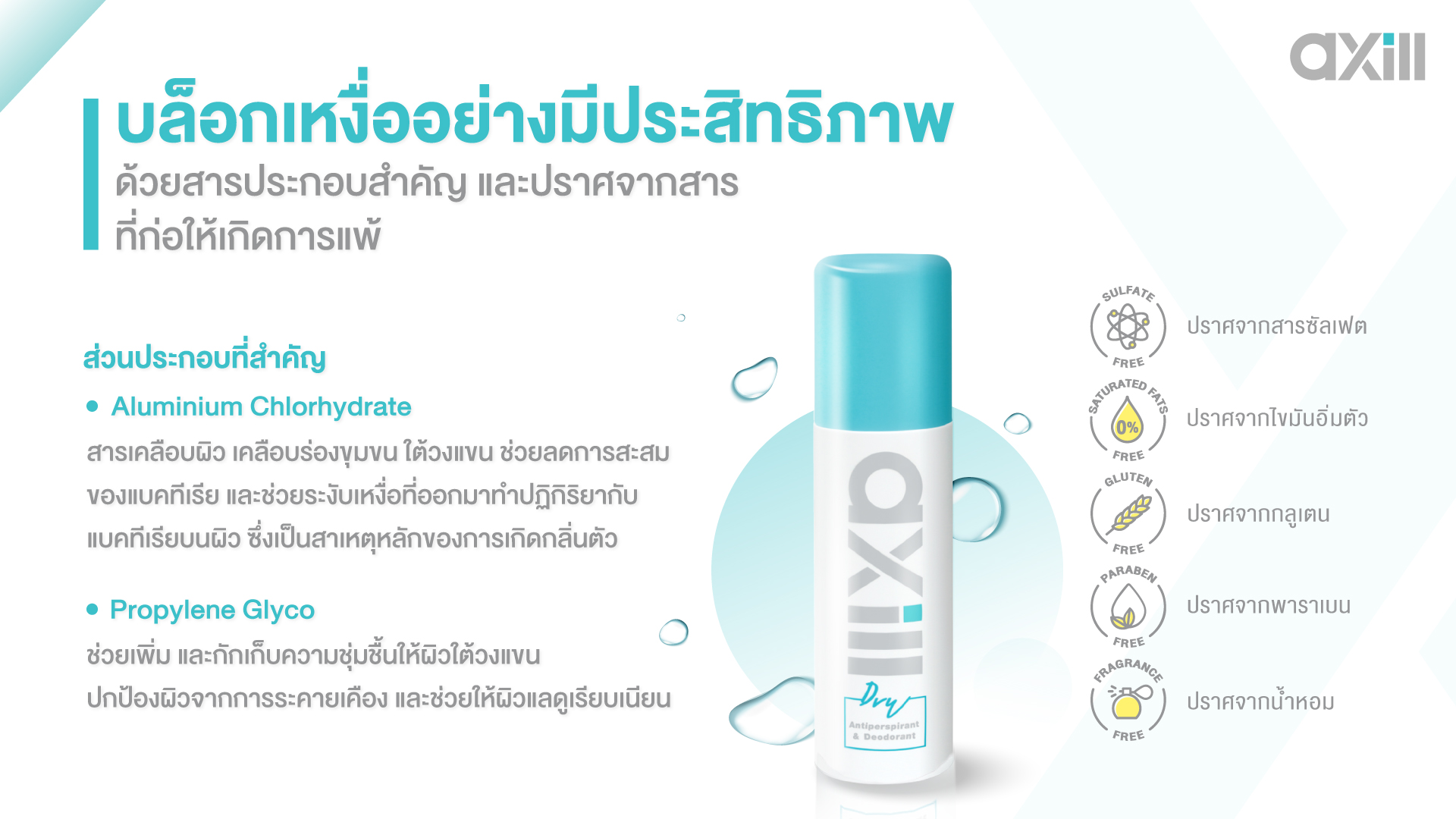 ปราศจากสารที่ก่อให้เกิดการระคายเคือง